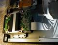 And this is the damned disk drive, its fixed with these screws
